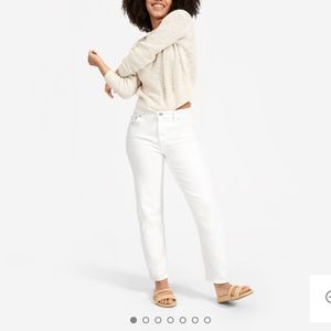 White Everlane Super Soft jeans